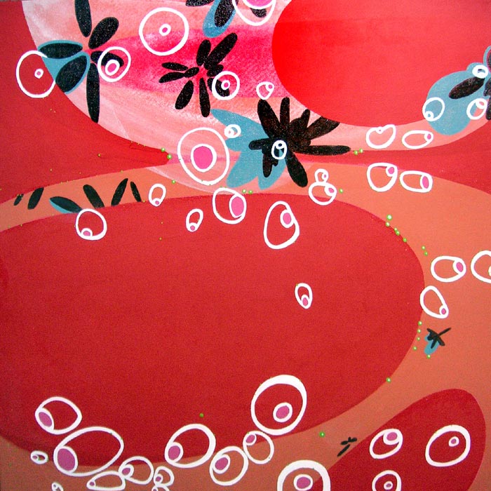 Untitled, acrylic on canvas, 2005, 30 inches x 30 inches
