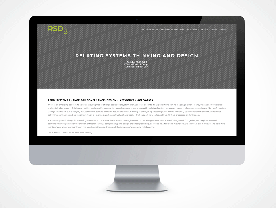 RSD8 web site design
